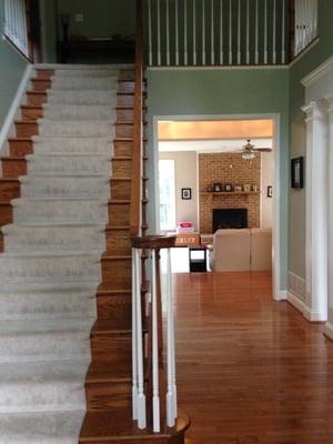 Clean Foyer, Clean Hardwood Floors