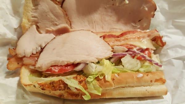 New Carved Turkey Bacon Sandwich