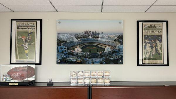 26x30 Acrylic Print (Dodgers Stadium)