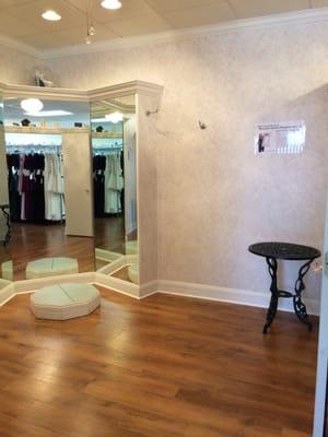 Spacious Fitting Room