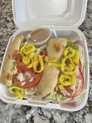 Footlong cold Italian sub