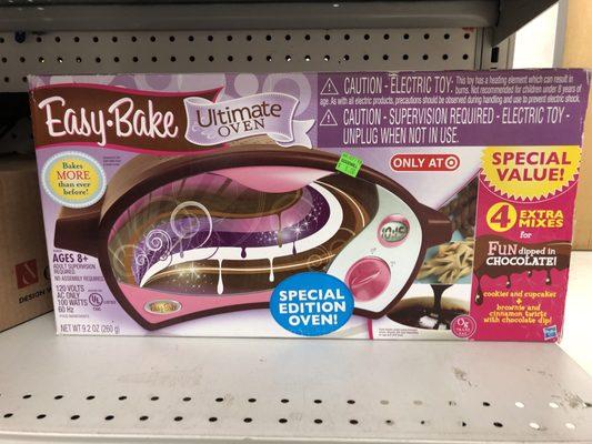 Nice! My sisters and I loved our Easy-Bake oven as kids!