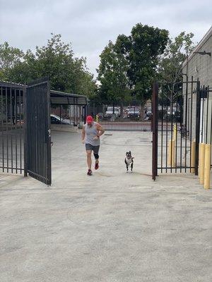 Bring your four legged friend to workout day.