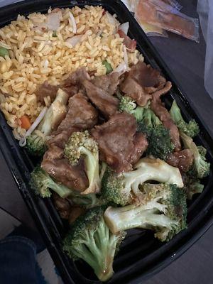 Beef and Broccoli combo