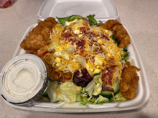 Southern Fried Chicken Salad