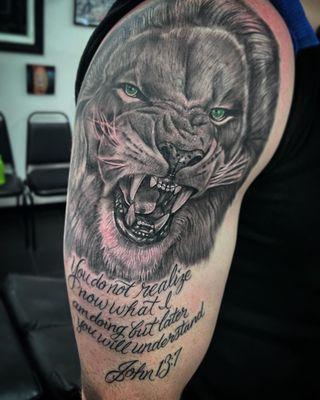 Lion tattoo