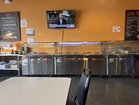 Main dining/buffet area