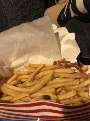 Cold stale fries