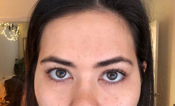 Lash lift, brow threading