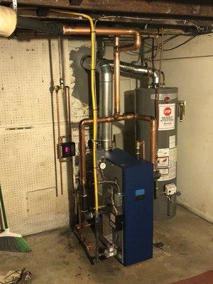 Gas Steam Boiler Installation