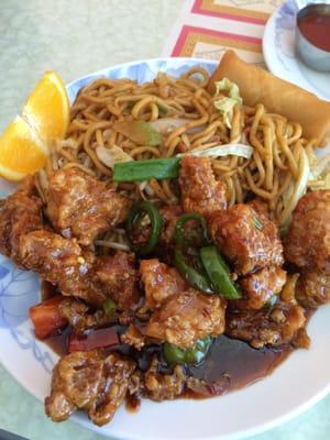 General chicken lunch special