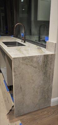 Quartzite with waterfall