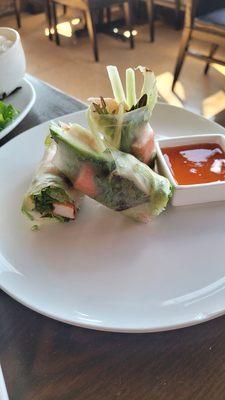 Summer roll sushi