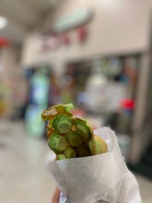 Pandan Coconut Egg Waffle