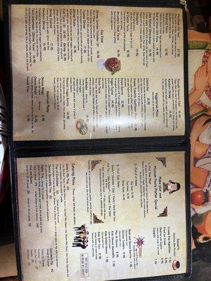 Open menu