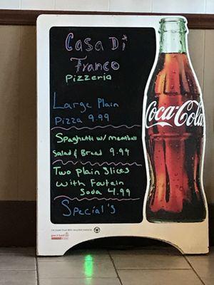 Pizza options