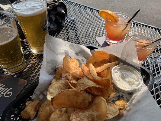 Fried Chips, Pernicious Wicked, Tequila Sunrise