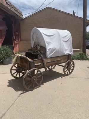 Authentic covered wagon!!