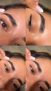 Brow lamination and tint transformation