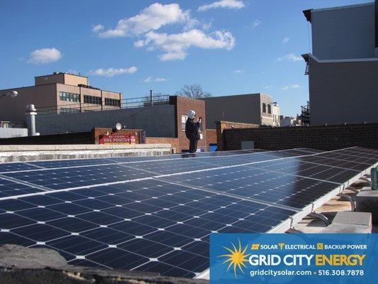 Commercial Solar Panel Installation by Grid City Energy