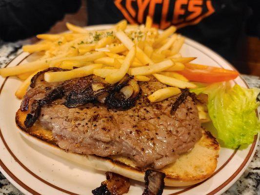 NY steak sandwich