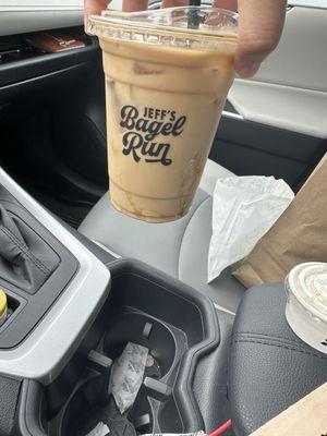 Caramel iced coffee