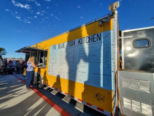 Food truck at Rock the Dock event