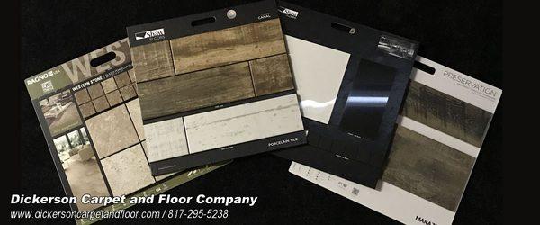 Dickerson Flooring options incl Laminate, Tile, Vinyl and Carpet