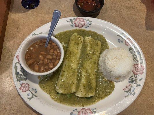 Veggie enchiladas