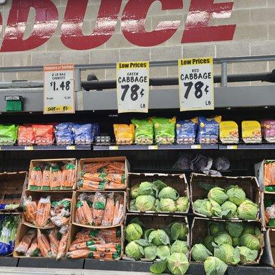 Great prices on produce