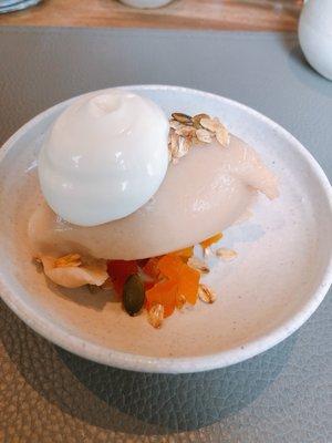 White Peach and Oatmilk Sorbet