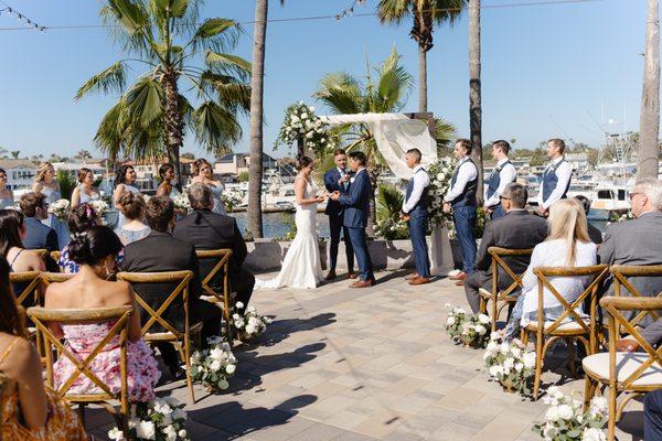 Ceremony with a view