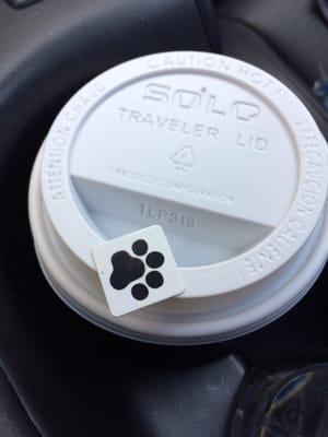 Nice touch to make coffee won't spill