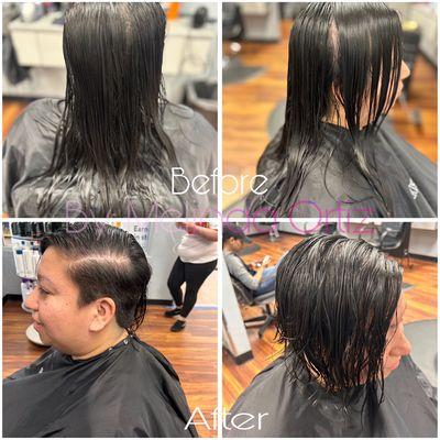 A-Symmetrical Haircut by Melinda!