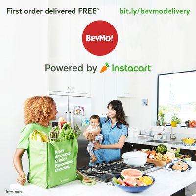 Free delivery on your first order* in as little as 1 hour. Visit the link provided on the image to redeem your Free delivery.