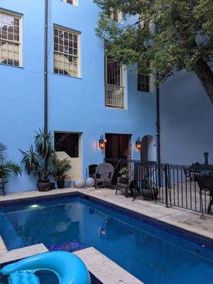 Courtyard and pool