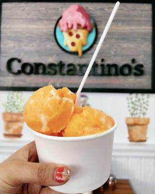 Nana's Creamsicle Ice