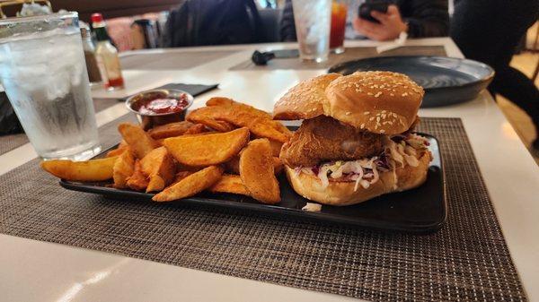 Korean Style Fried Chicken Sandwich