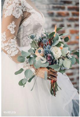 Wedding bouquet we provided for a bridal shoot this fall.