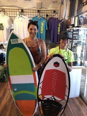 New wakesurf boards!