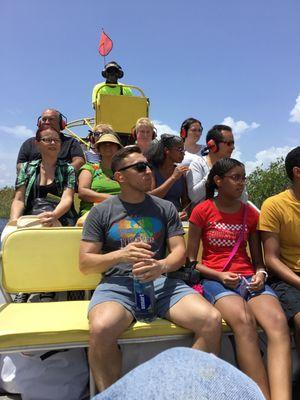 Airboat in Everglades