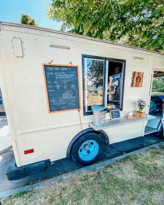 Food truck on the eastern prom