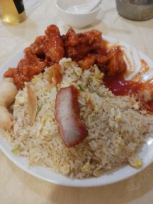 Sweet & Sour Chicken Dinner Special