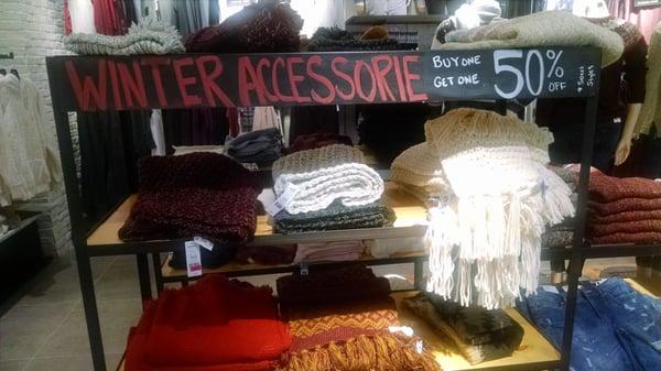 Accessories on sale.