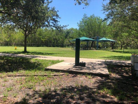 Pavilion for people to sit under