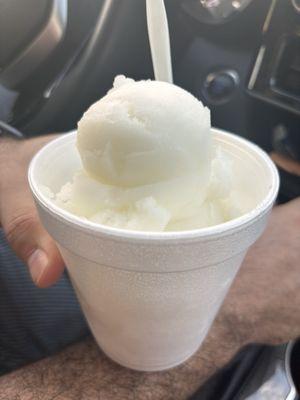 Italian ice (lemon)