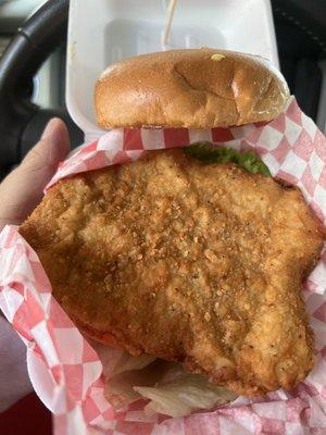 Pork Tenderloin Sandwich