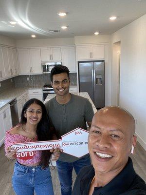 Congratulations to Shubham and Ishita in their BRAND NEW Home!