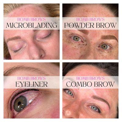 Permanent make up can bring life to your eyebrows! Microblading-Powder brow- Combo brow