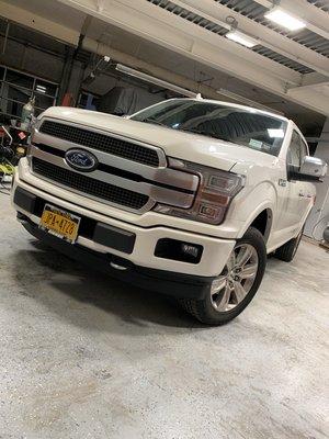 F150 in for its weekly